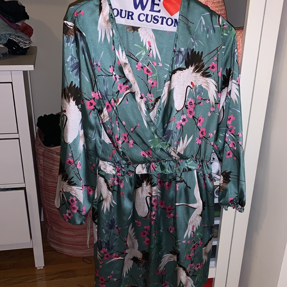 Zara turquoise summer dress